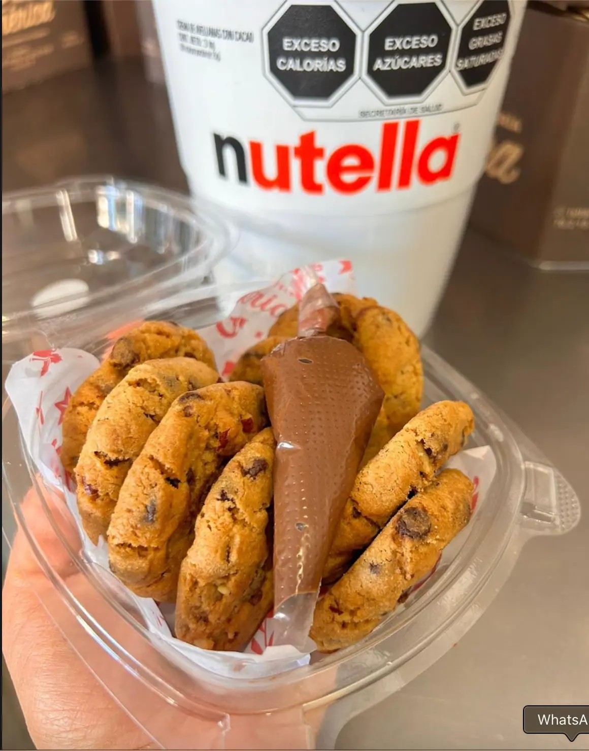 Mini Cookie filled with Nutella