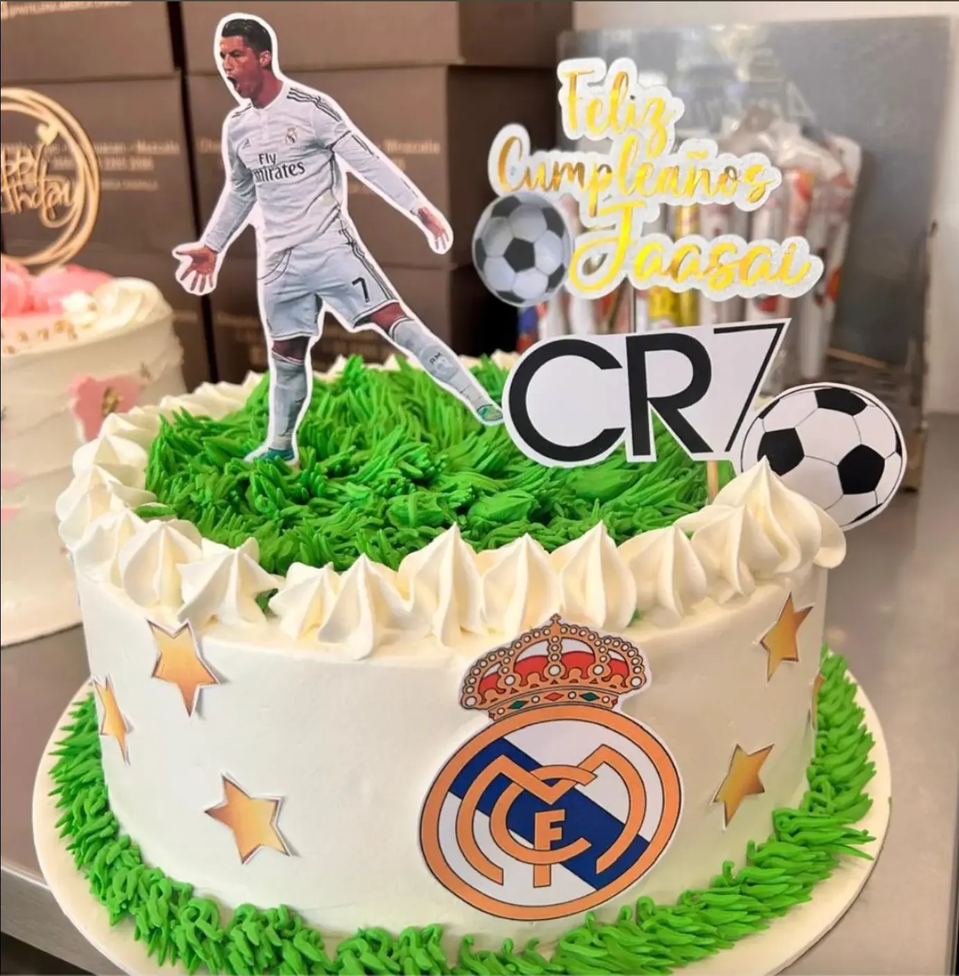 Pastel de Cristiano Ronaldo Dos Santos Aveiro